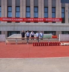 【安全生产月】山一大附属肿瘤医院举行消防培训及灭火实战演练