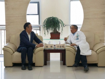 山东第一医科大学（山东省医学科学院）校（院）长陆林来院看望慰问于金明院士