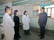 山东第一医科大学（山东省医学科学院）党委副书记、附属省立医院党委书记吴向东来我院看望慰问一线医护人员