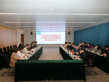 湖南省肿瘤医院、广州医科大学附属肿瘤医院、江门市五邑中医院来院参观交流