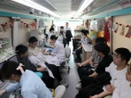 医者仁心献热血大爱无疆送温暖——山一大附属肿瘤医院开展无偿献血活动