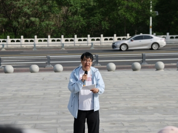 行动春光里山肿健康行——山一大附属肿瘤医院举办第六届职工健步走活动