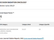 IF=3.6！山一大附属肿瘤医院主办杂志（Precision Radiation Oncology，PRO）进入Q1区